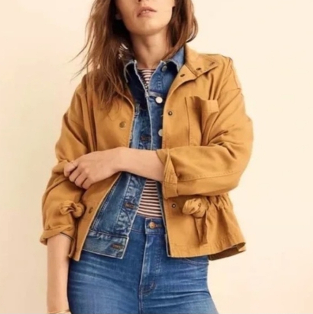Madewell Mustard Utility Jacket
